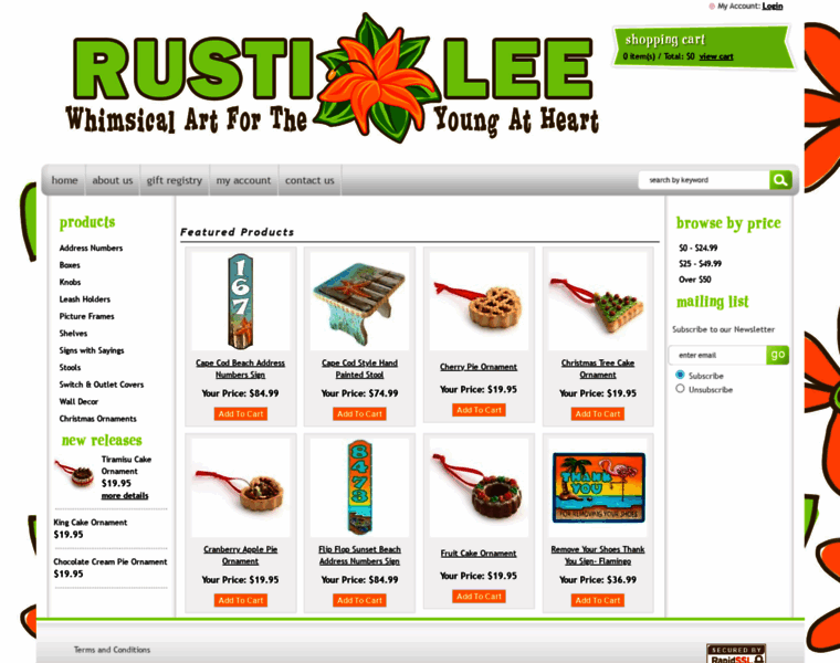 Rustileearts.com thumbnail