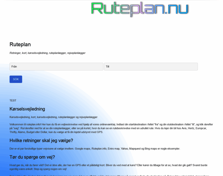 Ruteplan.info thumbnail
