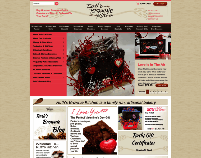 Ruths-brownies.com thumbnail
