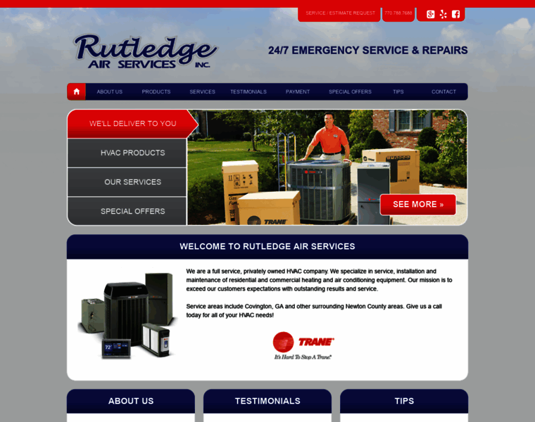 Rutledgeairservices.com thumbnail
