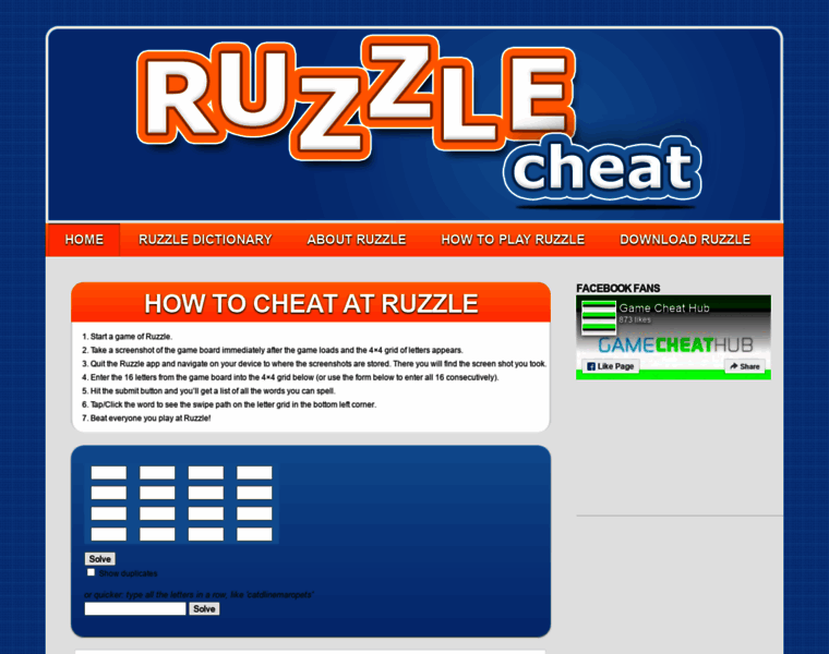 Ruzzlecheat.org thumbnail