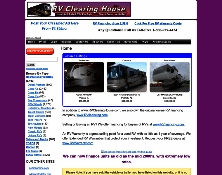 Rvclearinghouse.com thumbnail Rvclearinghouse.com thumbnail