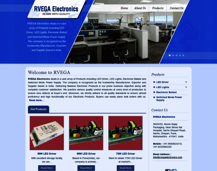 Rvegaelectronics.com thumbnail