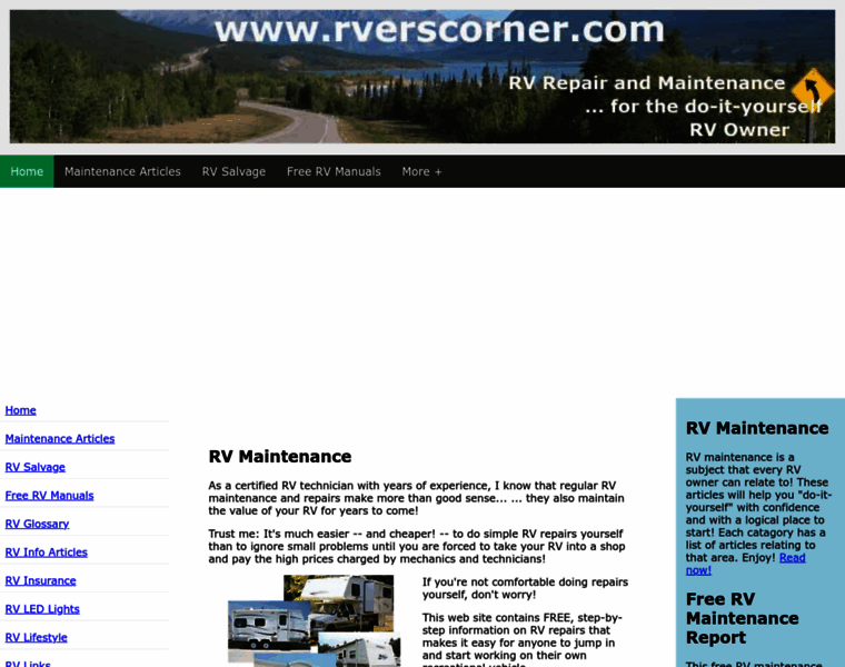 Rverscorner.com thumbnail
