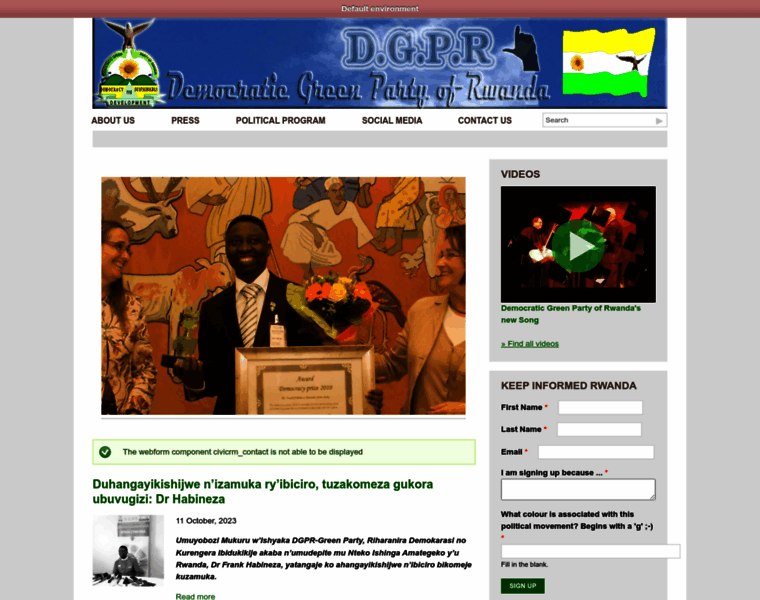 Rwandagreendemocrats.org thumbnail