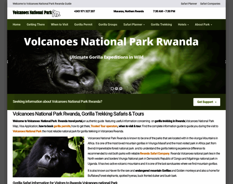 Rwandavolcanoesnationalpark.com thumbnail