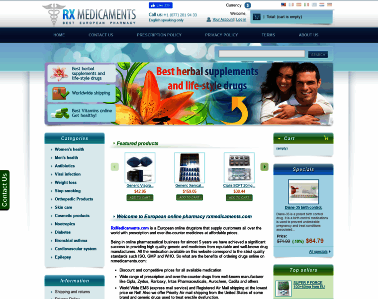 Rxmedicaments.com thumbnail