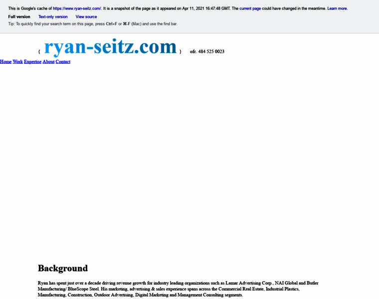 Ryan-seitz.com thumbnail