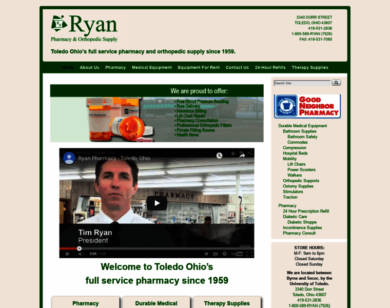 Ryanpharmacy.com thumbnail