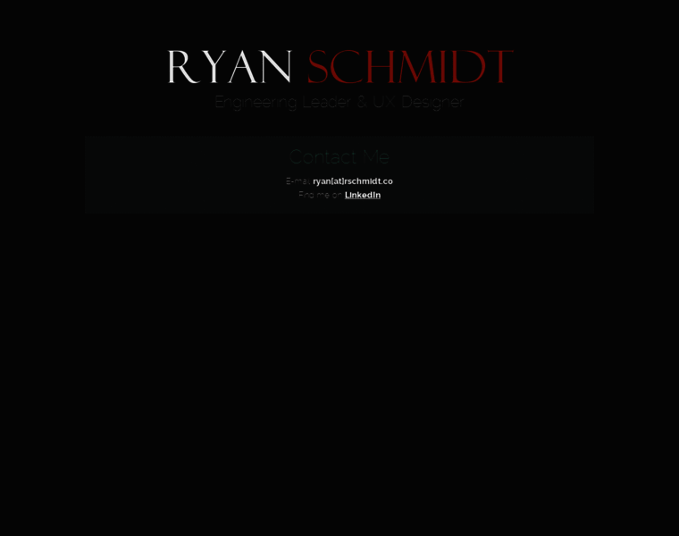Ryanschmidt.info thumbnail