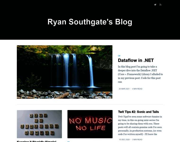 Ryansouthgate.com thumbnail