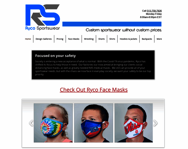 Rycosportswear.com thumbnail