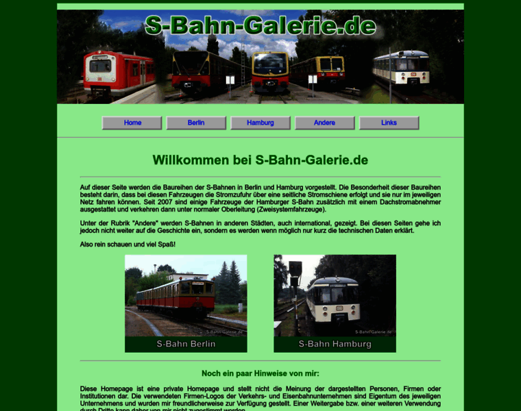 S-bahn-galerie.de thumbnail