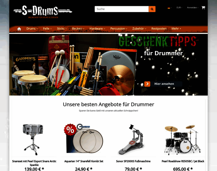S-drums.de thumbnail
