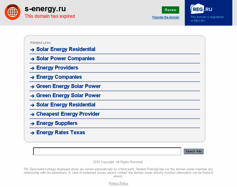 S-energy.ru thumbnail