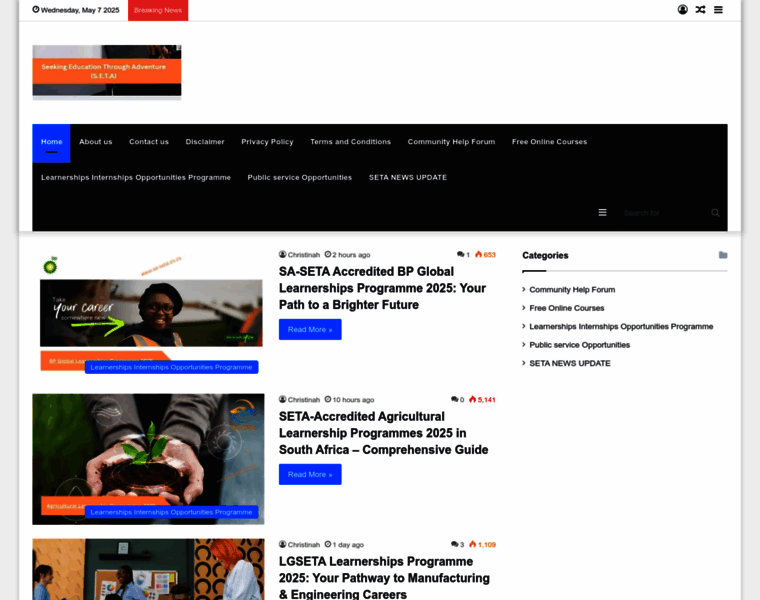 Sa-seta.co.za thumbnail Sa-seta.co.za thumbnail