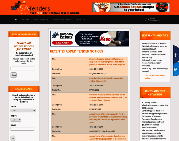 Sa-tenders.co.za thumbnail