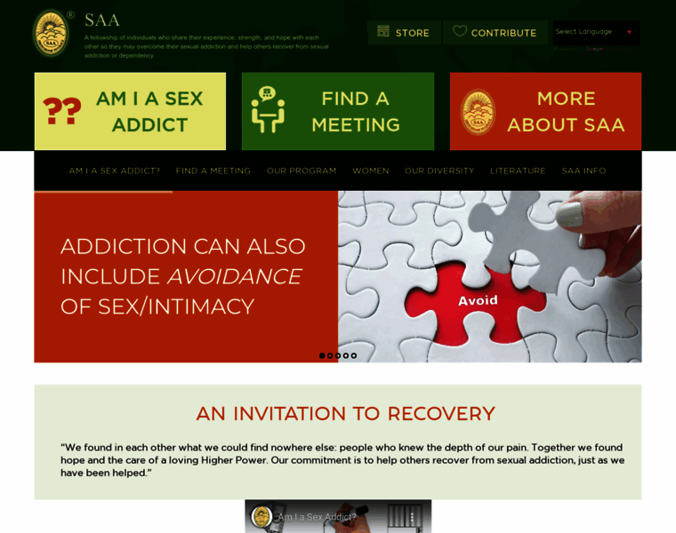 Saa-recovery.org thumbnail