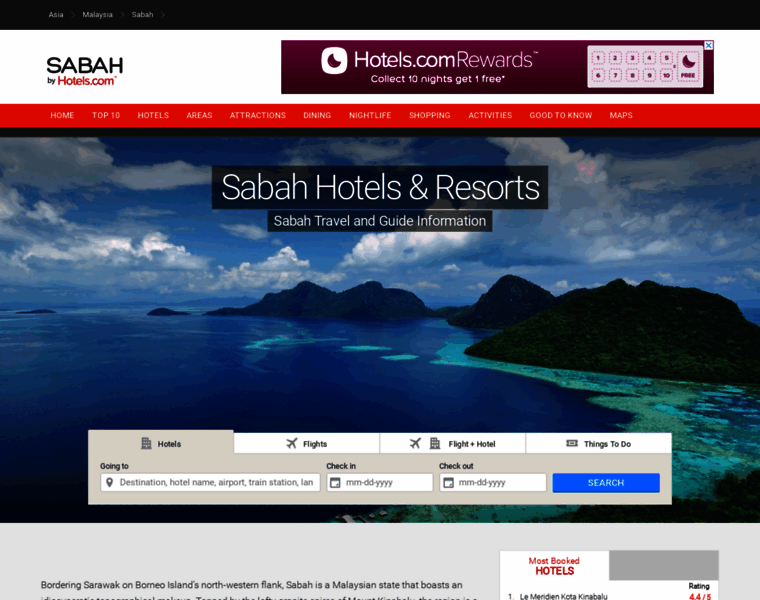 Sabah-hotels.com thumbnail