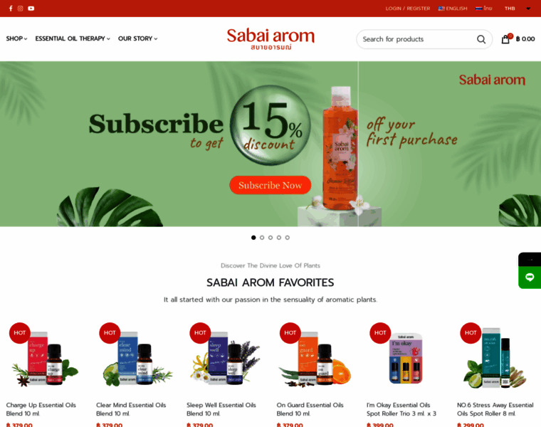 Sabai-arom.com thumbnail