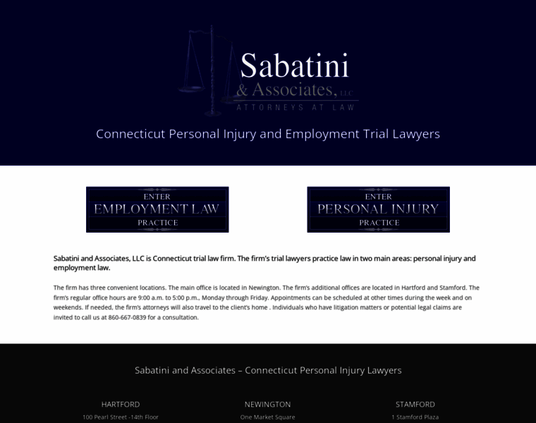 Sabatinilaw.com thumbnail