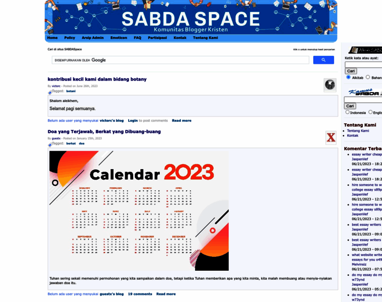 Sabdaspace.com thumbnail