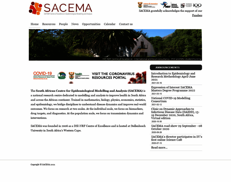 Sacema.org thumbnail