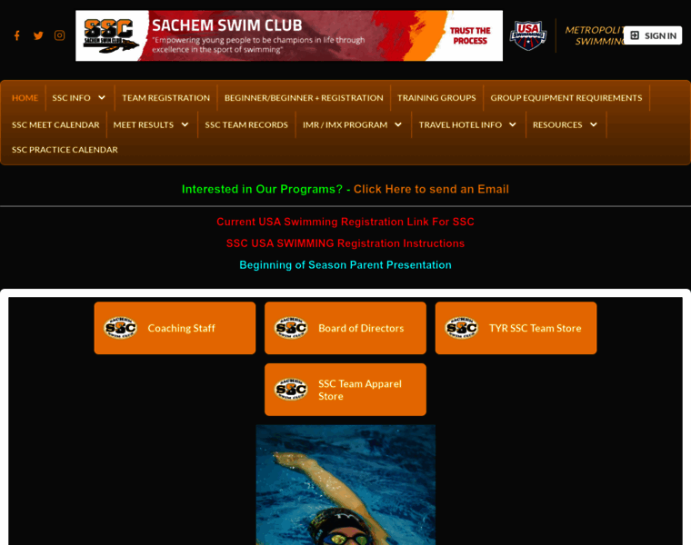 Sachemswimclub.com thumbnail