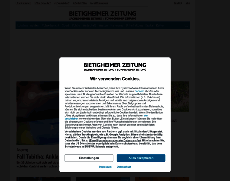 Sachsenheimerzeitung.de thumbnail