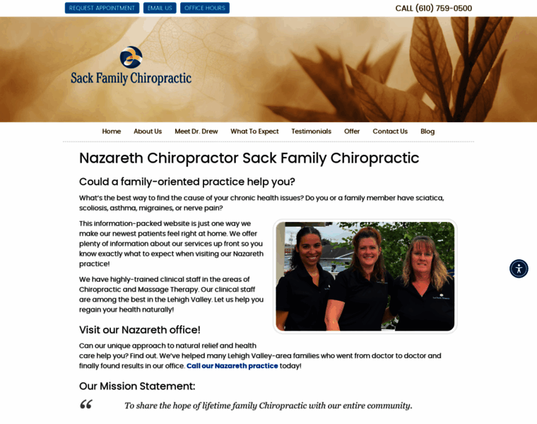 Sackfamilychiropractic.com thumbnail