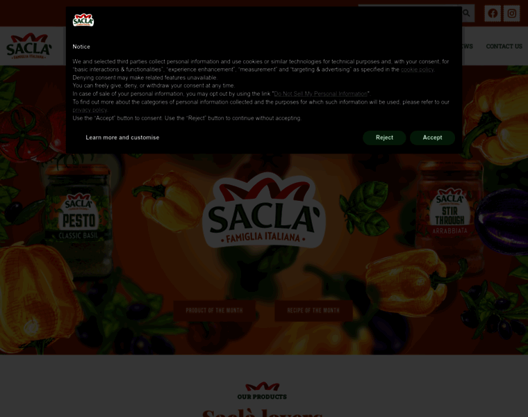 Sacla.com.au thumbnail