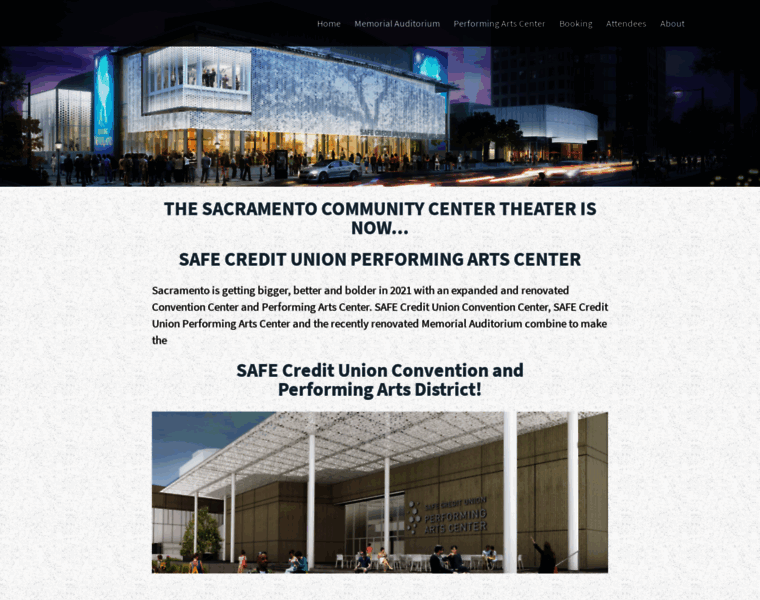 Sacramentocommunitycentertheater.com thumbnail