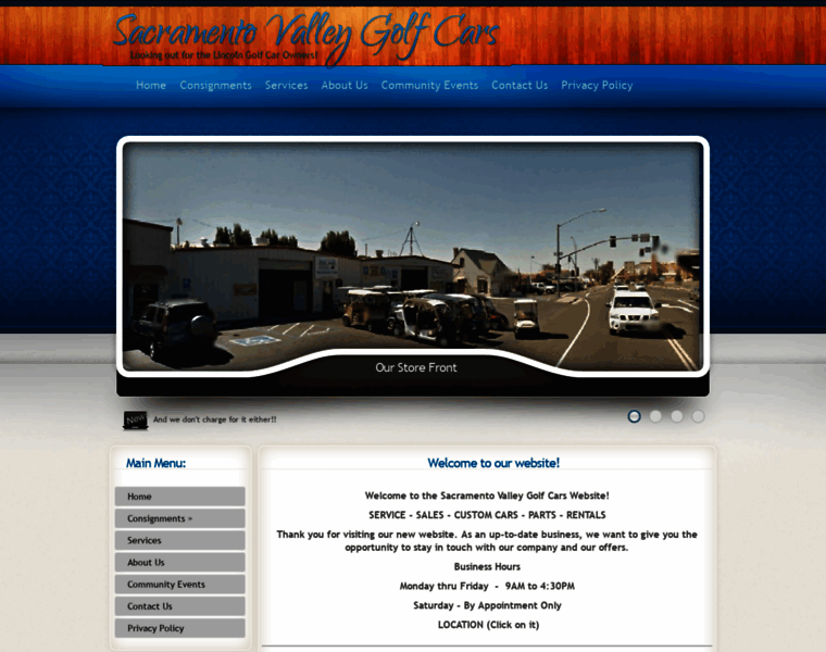 Sacramentovalleygolfcars.net thumbnail