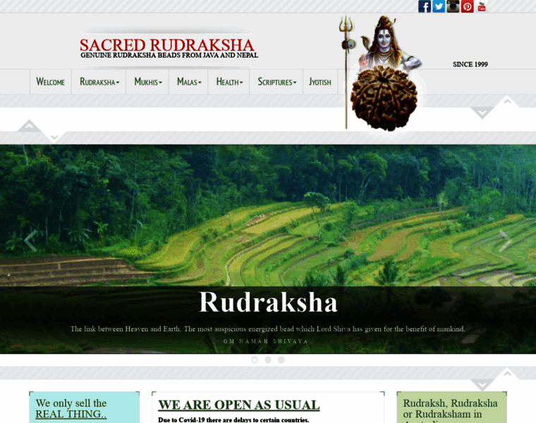 Sacred-rudraksha.com thumbnail