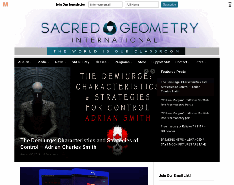Sacredgeometryinternational.com thumbnail