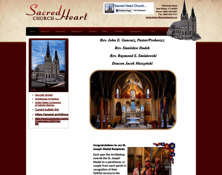 Sacredheartnb.org thumbnail