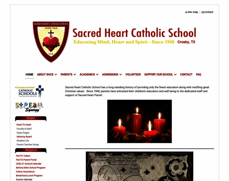 Sacredheartschoolcrosby.org thumbnail
