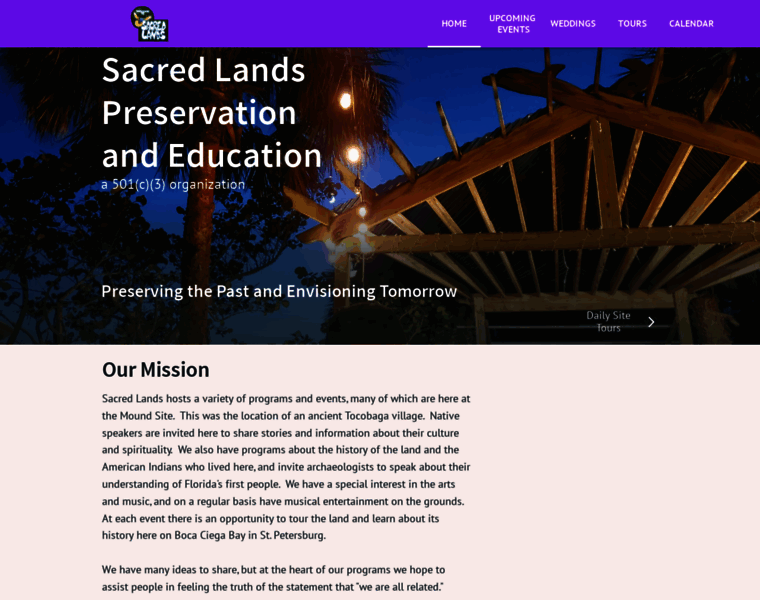 Sacredlandspreservationandeducation.org thumbnail