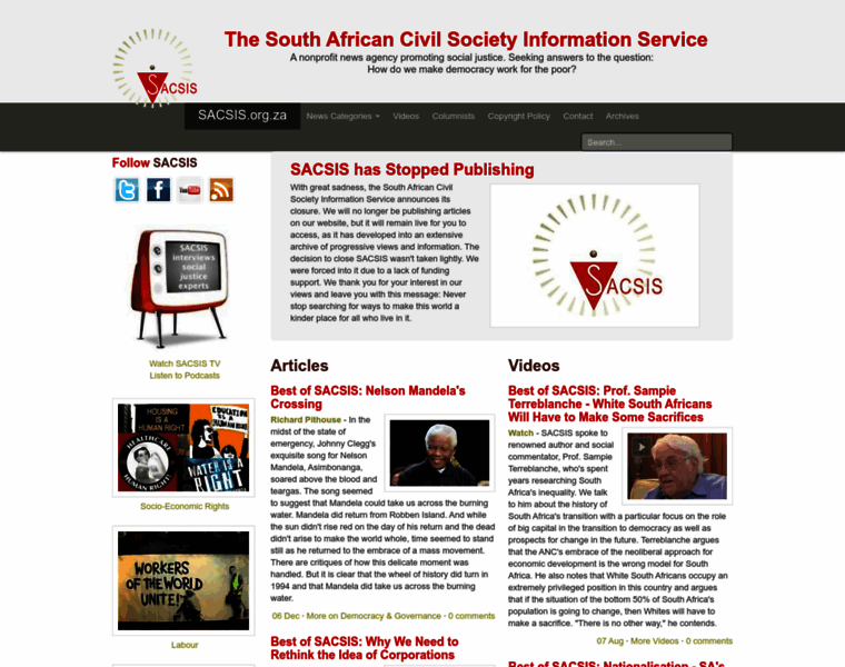 Sacsis.org.za thumbnail