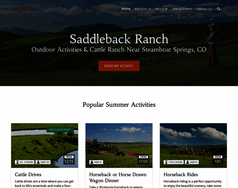 Saddlebackranch.net thumbnail
