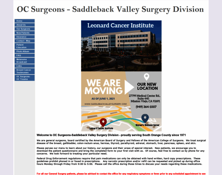 Saddlebackvalleysurgery.com thumbnail