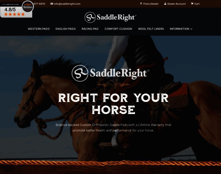 Saddleright.com thumbnail