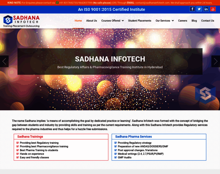 Sadhanainfotech.com thumbnail