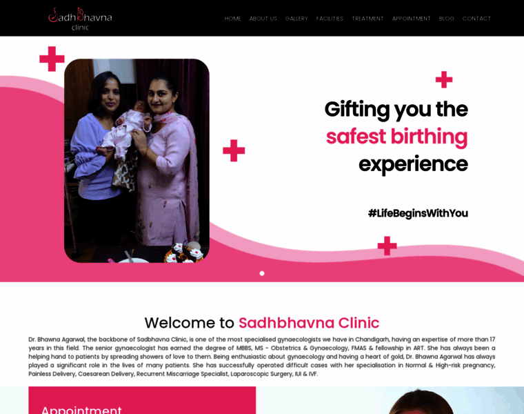 Sadhbhavnaclinics.in thumbnail