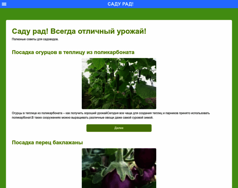 Sadyrad.ru thumbnail