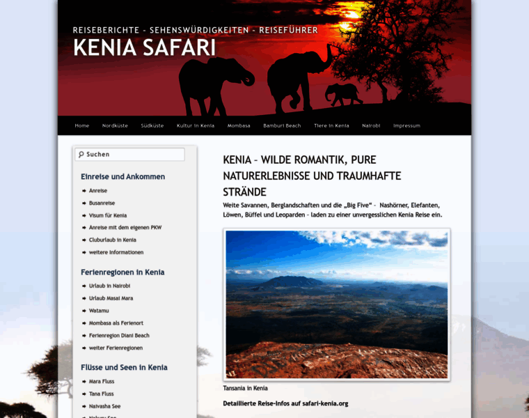 Safari-kenia.org thumbnail