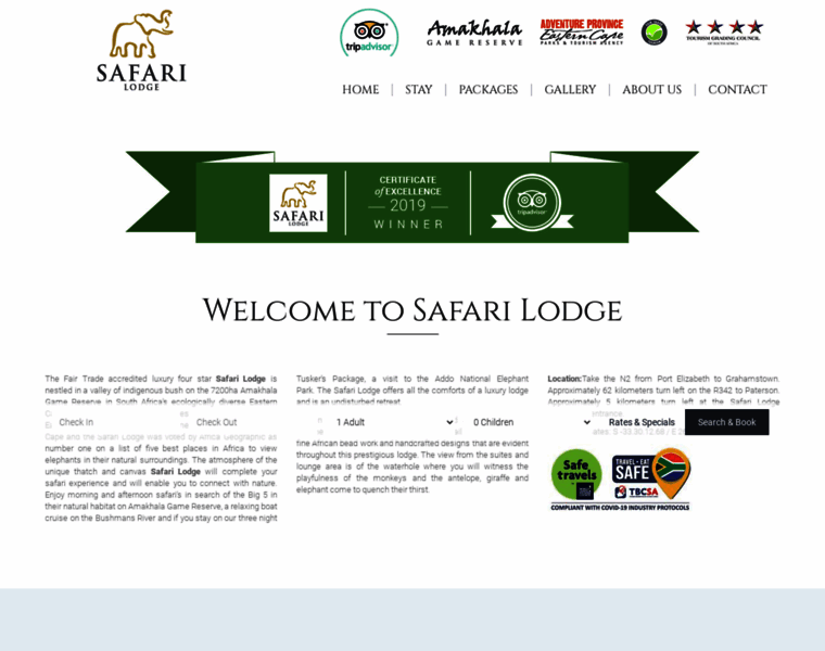 Safari-lodge-accommodation.co.za thumbnail