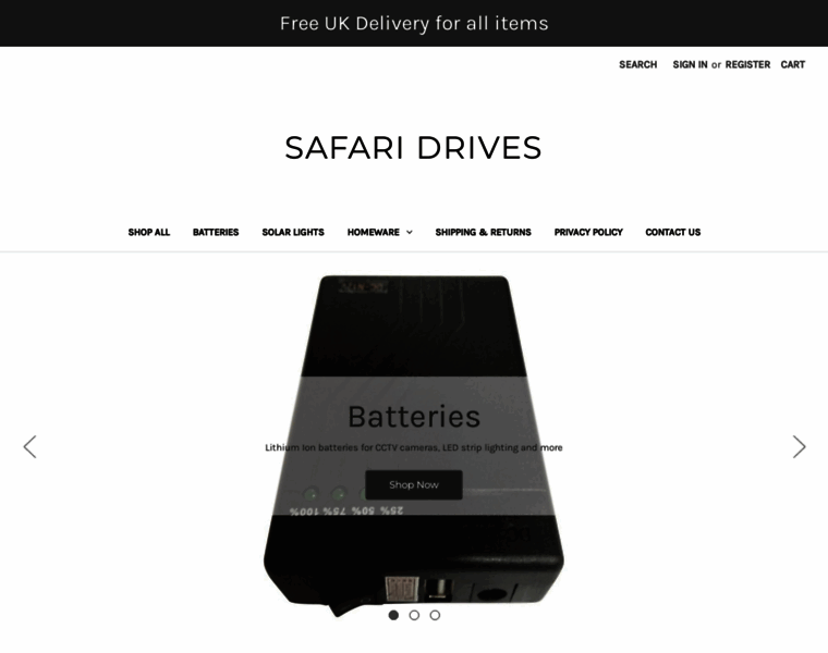 Safaridrives.co.uk thumbnail