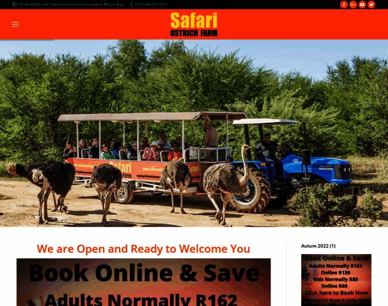 Safariostrich.co.za thumbnail