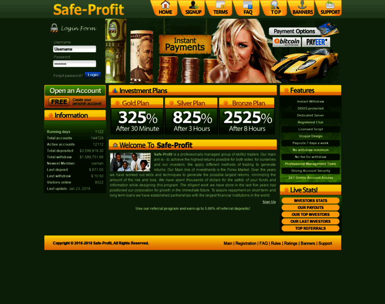 Safe-profit.com thumbnail